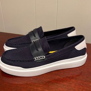 Brand New Cole Haan Canvas loafer Women’s Shoe. Size 7.5.  Originally $130